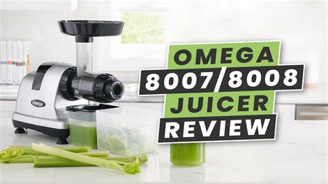 Omega 8007 & 8008 Horizontal Slow Juicer 